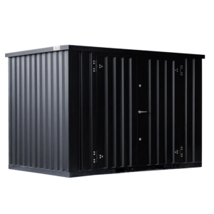 Box de stockage modulaire 3x2m avec double ouverture sul côté long