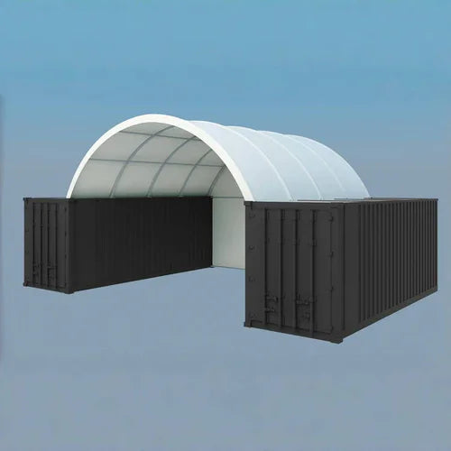 Hangar voûté robuste pour Conteneur 20×40 pieds avec fond fermé – Image 6