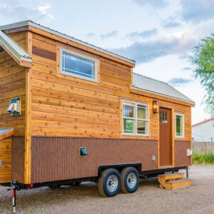 Maison mobile T1  a étage design rustique moderne 24 m²