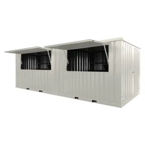 Kiosque-bar modulaire démontable 12 m² – blanc