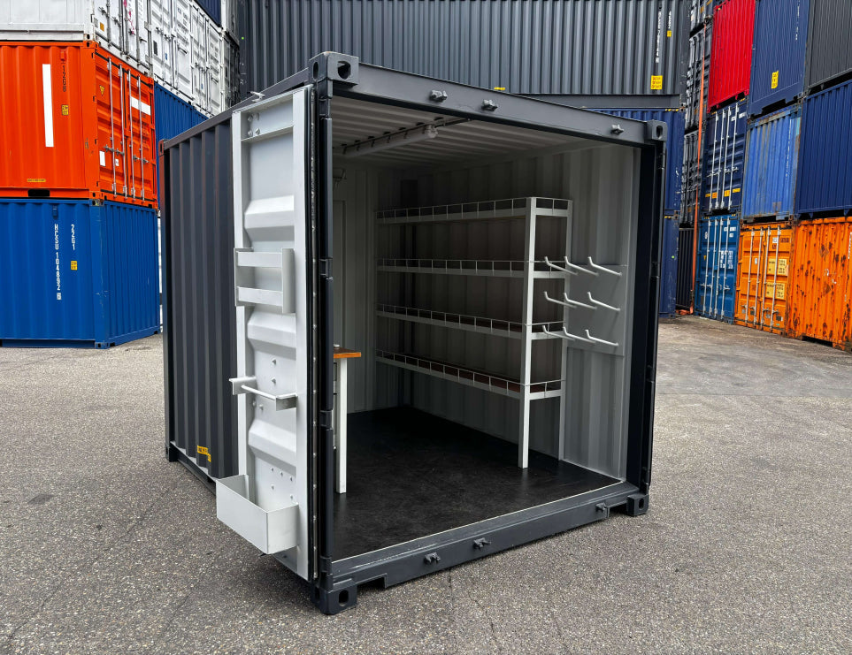 Conteneur 10 pieds aménagé atelier mobile – neuf avec installation électrique – Image 3