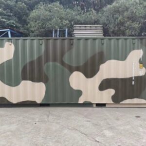Conteneur 20 pieds Standard camouflage (vert camouflage) – neuf/premier voyage