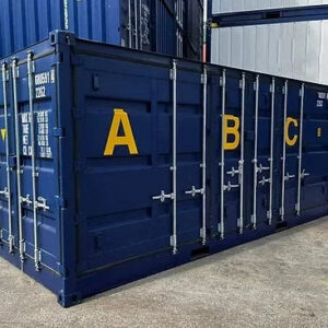 Conteneur 20 pieds ouverture latérale complète pour le stockage sécurisé
