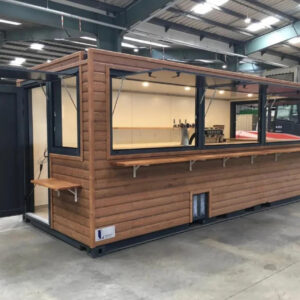 Conteneur Bar & Caffetteria 20 pieds – Allelier  professionnel