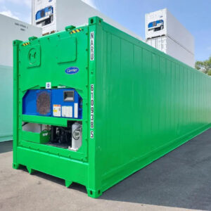 Conteneur frigorifique 40 pieds High Cube d’occasion (2011) – Motore Carrier (CSC valide)