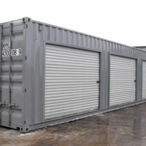 Conteneur de stockage 40 pieds High Cube avec triple accès latéral