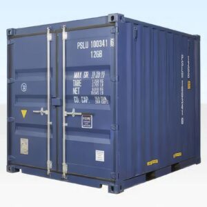 Conteneur maritime 10 pieds Standard bleu – premier voyage