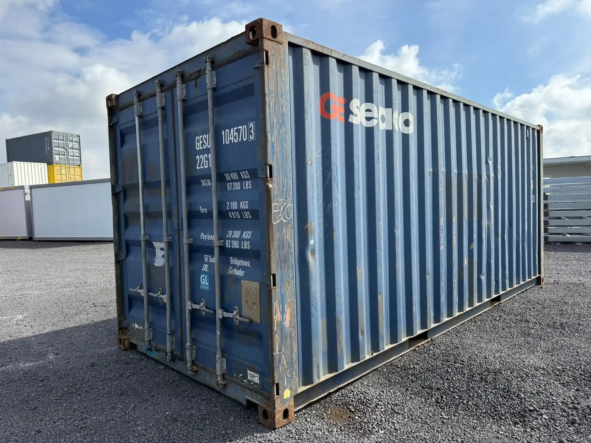 Conteneur maritime 20 pieds d’occasion pour le stockage sécurisé – Image 2