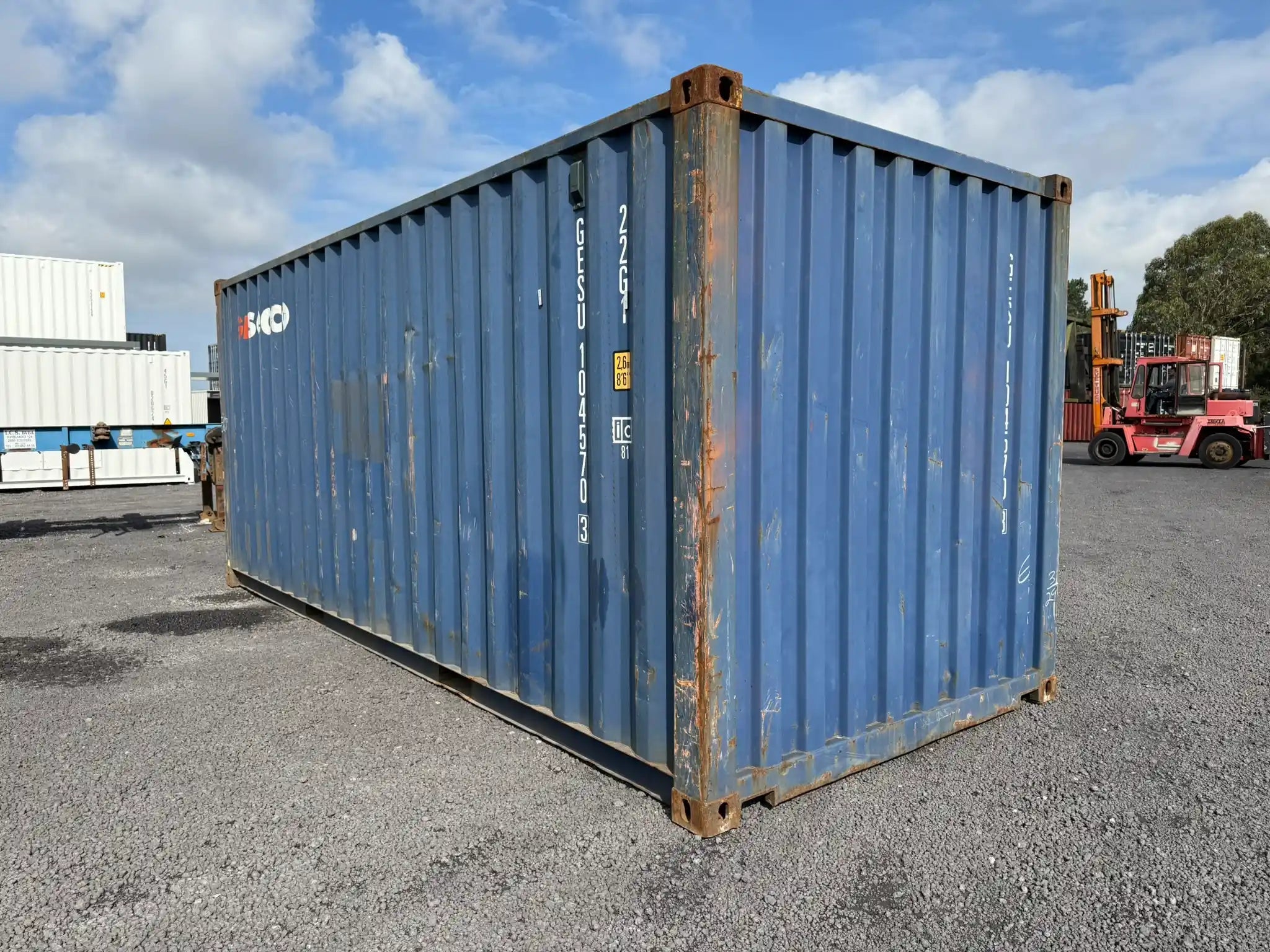 Conteneur maritime 20 pieds d’occasion pour le stockage sécurisé – Image 3