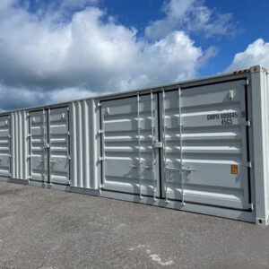 Conteneur maritime High Cube 40 pieds avec triple accès latéral
