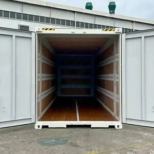 Conteneur maritime 25 pieds HC Pallet Wide avec intérieurs premium