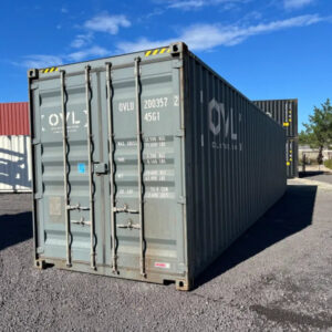 Conteneur maritime d’occasion High Cube 40 pieds pour le stockage Ottimale