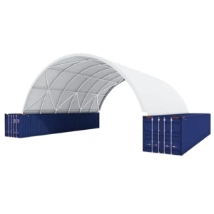 Couverture voûtée robuste pour Conteneur Marittimi 12.19m x 12.19m x 3.96m