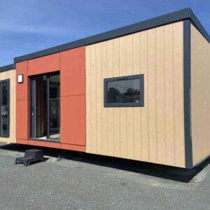 Module habitable préfabriqué  35.69 m² – Comfort Bi-chambre et double salle de bain