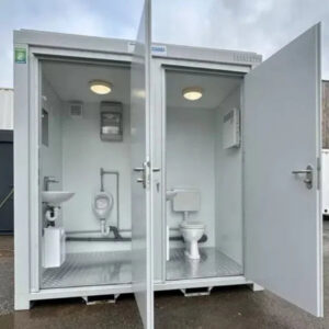 Module sanitaire double Cabine 3,6 m² – accès indépendants