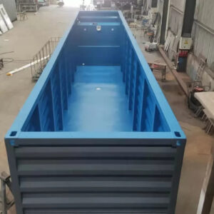 Piscine Conteneur 11 Metre personnalisable – Modele Luxe (Opzione parois vitrées)
