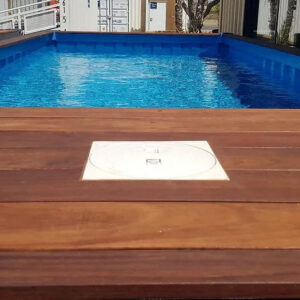 Piscine modulaire 20 pieds en acier Corten pour Esterni