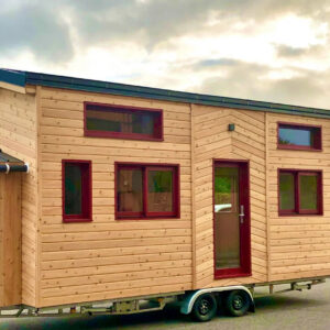 Tiny House autonome 18 pieds  a étage avec deux mezzanines pour 4 Persones