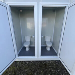 Unité sanitaire modulaire double 3.1 m² avec WC séparés